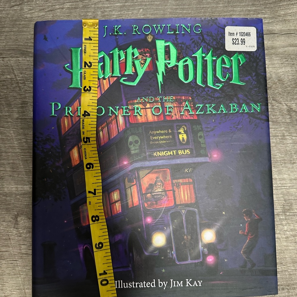 1st PRINT Harry Potter Prisoner of Azkaban illustrated J.K. Rowling 3rd Book - Picture 3 of 10